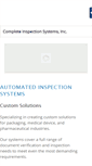 Mobile Screenshot of completeinspectionsystems.net